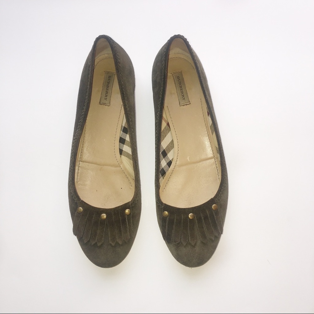 Burberry Suede Flats - Picture 4 of 10